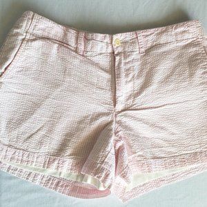 Ralph Lauren Sport Women's Size 4 Pink and White Stripe Chino Shorts